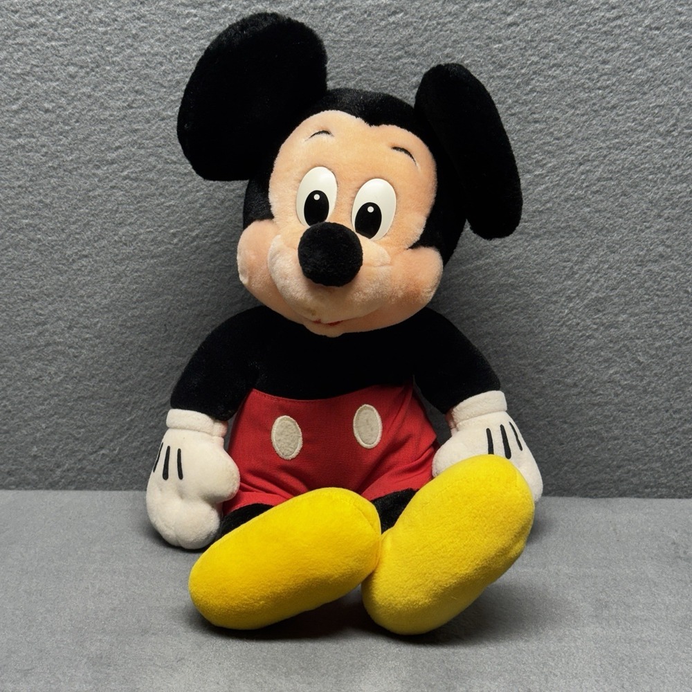 Vintage Walt Disney World Disneyland Original Mickey Mouse Plush 16"‎